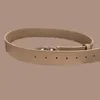 Cintos da moda para homens Designer Smooth Big Buckle Acessórios Mulheres Mistura de cinto Cinturões de luxo Cinturones de Deseno Girth Popular Khaki Ga01 H4