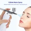Wysokie ciśnienie nano spray paszerowy nawilżający piękno woda wtryskiwacza wtryskiwacza poru twarzy Czyszczenie paznokci narzędzia do pielęgnacji skóry 240407
