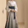 Blouses pour femmes chinois top shirt face skirt quotidien été amélioré le style de la chanson Hanfu