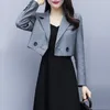 Women's Suits Autumn Blazer Long Sleeve Blazers Short Coat Slim Office Lady Jacket Female Tops Suit Femme Jackets Plus Size 5XL