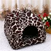 Mats Holapet Folleble Cat Kitten House Hough Morbing inverno inverno Cannello per cani per cani per animali domestici Fleece Calzy Nest per piccoli gatti cani