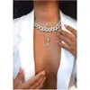 Pas S925 Hip Hop vol Iced uit 16 mm Three Rows Diamond Cubaanse ketting Moissanite Necklace