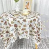 Table Cloth Lace Tablecloth In Velvet Floral Vintage Pastoral Book K608