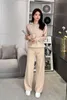 Women's Two Piece Pants Designer Women's Set Style Korean Edition Trendy Autumn/Winter Fashion Mdhu