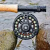 Accessories Sf Fly Fishing Reel 3/4,5/6,7/8wt Fly Reel Combo Fly Reel Large Arbor Aluminum Alloy Body for Trout Bass Carp Pike Panfish