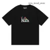 Kith Shirt 2023 Summer Mens Designer T Shirts Trends Brand Rabbit Paper Cutting Spider Print Round Neck Roose Castiral Cotton Tシャツの男性と女性971 213