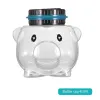 Boîtes 1 ~ 5pcs LCD électronique Banque Piggy Bank Affichage Digital Couning Coin Bank Coins Boîte de stockage Counting Moty Saving Saving pour USD Euro