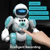 RC Robot 2.4G RC Robot Remote Touch Gebaar Inductie Dance Remote Control Space Robot Toys For Kids Birthday Gift T240422