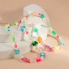Collares Nuevos perlas de moda coreana Collar para mujeres/hombres Bohemia Colorida Flores de fruta geométrica Cadera Groker Kpop Joyería