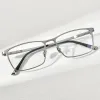 Линзы Fonex Pure Titanium Glasses Рамки мужские квадратные очки 2020 Новый мужской классический полный оптический рецепт очков кадры F85641