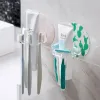 Têtes de salle de bain Accessoires 1pc support de brosse à dents en plastique Rack de dentifrice Rasage de rasage de dentifré