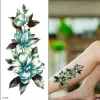 Dövmeler Kırmızı Renk Gül Tatoo Blossom Çiçek Yepyeni Moda Su Geçirmez Geçici Dövme Sticker Tatoo Kızlar Dövme Kadınlar Sahte Kına