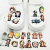 Enfance Comic One Piece Charms Anime Charmes en gros Souvenirs d'enfance Douct Cartoon Cartoon Charmes Accessoires de chaussures PVC Décoration Boucle Soft Rubber