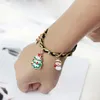 Link Bracelets Christmas Gift Charm Bracelet Year Jewelry Santa Claus Tree Paracord For Women