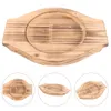 Table Mats Teppanyaki Tray Pot Mat Wooden Pallet Heat Proof Pad Kitchen Accessory Casserole Protective