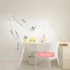 Kits Intrekbare vergrootglas verlichting Vloer Standlampen Beauty Skincare Salon Nagel Tattoo Lamp LED LAMP Vergrootglas koud licht