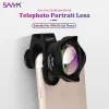 Filtry Sanyk 4K HD 65 mm Teobiektyw soczewki Portret obiektywu Rozmycie Tło obiektyw telefon komórkowych soczewki zewnętrzne do smartfonów