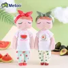 Dolls Metoo Angela Rabbit deer ballet fruit mermaid Girl Stuffed Plush Animals Toys Doll for kids Appease Baby Birthday Christmas Gift