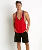 Summer Mens Clothing Beach Vest Sports Fitness Stark och stilig ren bomull Plus-storlek BXT-134544 240415