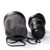 カメラバッグのアクセサリーミラーレスカメラストレージバッグドローストリングステッチデザイン防水写真レンズバッグケースキャノンニコンペンタックス