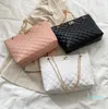 Tote Bags for Women PU Leather Diamond Lattice Handbag Large Capacity Underarm Shoulder Bag