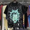 Camisa masculina morte de moletom, camiseta de designer tshirts masculino de luxo Camiseta de algodão Crew pescoço de manga curta respirável acessível