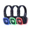 Headphones Silent Party Wireless Headphones With Transmitters(16 Headset +1 Tc5 Transmitter +1Charger +1Mic+Logo+Shipping) )