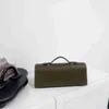 Savette Bags Casual Long Handtasche Frauen Baguette echtes Leder und elegant