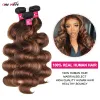 Wigs FB 30 Highlight Body Wave Bundles Ombre Colored Human Hair Bundles 1B 4 30 Brown Brazilian Hair Weave Bundle 1 3 4 Hair Bundles