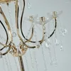 Kandelaars Acrylbloemen Rek Candelabra Crystal Stands Wedding Tafel Centerpieces Floral Road Lead Party Decoratie