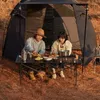 Lägermöbler Naturhike Portable Aluminium Alloy Table Outdoor Camping Picnic Barbecue Folding Tables Utdragbar teleskoping
