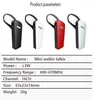 Walkie Talkie 2PCS Wireless Mini Ear-Hanging Talker Earphone Beauty Hair Salon Restaurant Ear Hook Small Two-way Radios