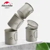 Tools NatureHike Titanium Cup Camping Mug Tourist Table Seopy Picnic redskap utomhus kök leveranser resor matlagning köksredskap