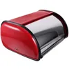 Plates Bread Storage Box Bin Countertop Seal Metal Container Holder For Kitchen Boxes Airtight