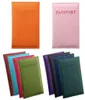 Fashion Faux Leather Travel Passport Holder Cover ID Card Cover Case Bag Passport Wallet Protective Sleeve Storage Bag242J1652550