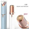 5UWI Epilator Epilador Epilador elétrico TRIMER MINI Lipstick Shaver Segurança indolor Epilador de pêlos Removedor de cabelo Facial Facial Pescoço Raspador de cabelo D240424