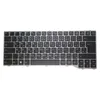Laptop-Tastatur für Fujitsu LifeBook T725 T726 CP672992-03 MP-12R86A06D854W Arabia Ar Black mit grauem Rahmen neu
