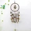 Decorative Figurines Dream Catcher Metal Tube Bell Wind Chime Bedroom Hanging Ornaments Creative Elephant Home Decoration