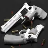 ZP5 357 Revolver Launcher Continuous Shooting Gun Soft Bullet Smell Toy Outdoor CS Weapon for Kids Adults 240420