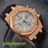 AP Tactical Wrist Watch Royal Oak Automatic Mechanical Mens Watch 26022or.OO.D088CR.01 VIT PLATE 18K ROSE GOLD