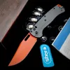 Taggeout 15535 Carbon Fiber Handle Hunting Camping Folding Knife Outdoor Survival EDC Pocket Knife