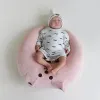 Oreiller coréen dessin animé coton coton baby oreiller pour nouveau-né bébé dessin animé litière de lune
