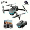 S132 Drone com câmeras HD dual, GPS, retorno único, prevenção de obstáculos em 360 graus, altitude de fluxo óptico, vôo estável e motores sem escova estável