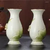 Vasi 1pc Creative Ceramic Relief Relief Vase Camera da letto per la casa Soggio