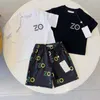 Designer Brand Tiger Kids Tshirts Shorts ensembles Baby Toddler Boys Girls Clothing Set Summer Blanc Black Black Luxury Tracksuit Youth Vêtements