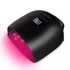 Mini lampe à ongles à LED UV rechargeable 86W Gel Sécheur polonais Sécheur rouge Manucure Lights avec poignée sans fil 240415