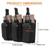 Holsters 1000D Tactical Double/Triple Mag Pouch Molle OpenTop Triple Magazine Pouch Rifle Carrier Holster voor M4 M14 M16 AK