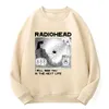 Herrtröjor tröjor radiohead Jag kommer att se dig i nästa liv hoodie män/kvinnor rock pojke retro tryckt tröjor hip hop streetwear sudaderas man 240424