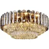 Luxury Living Room Ceiling For Large Modern Crystal Lamp Home Decoration Cristal Lustre Bedroom Gold Light Fixture