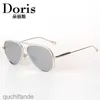 Mode Luxus Diturer Designer Sonnenbrille Aluminium Magnesium Kröte Sonnenbrille Metall Trendy Street Foto Sonnenbrille DRX-2077-A Sonnenbrille mit Markenlogo